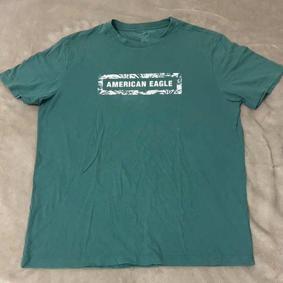 American Eagle Outfitters Other - American Eagle Outfitters Teal Graphic Tee Size Medium